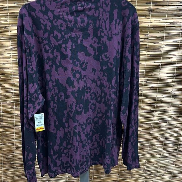 INC Men's Mason Classic-Fit Abstract-Print Long-Sleeve T-Shirt, Created for Macy - Picture 3 of 4